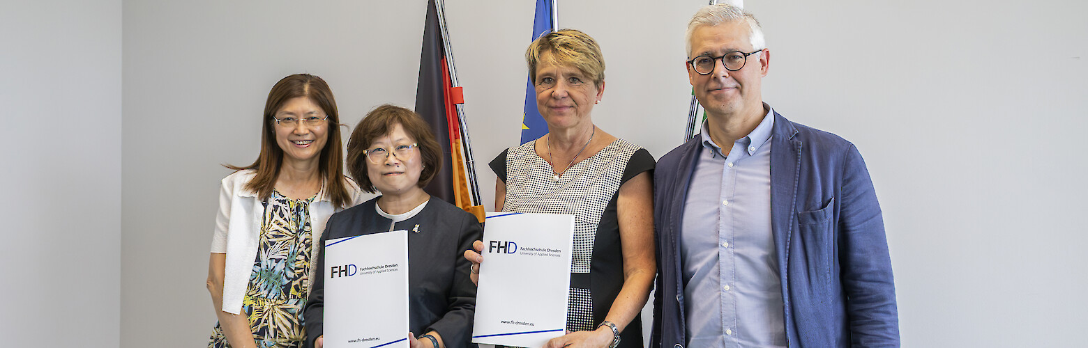 FHD baut Wissenschaftspartnerschaft mit der National University of Kaohsiung aus