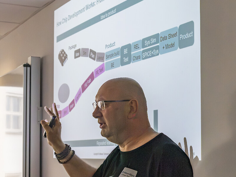 Vortrag von Christoph Köger beim Silicon Saxony Event an der FHD.