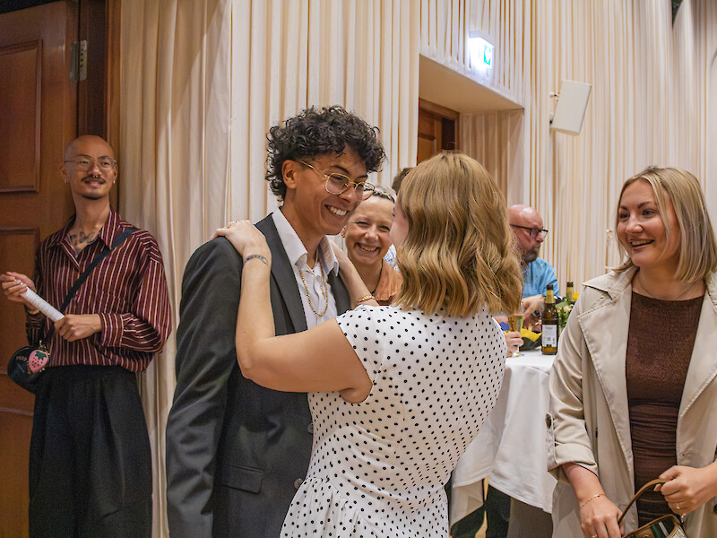 FHD-Absolventen bei der Exmatrikulationsfeier